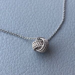 Tiffany twist knot pendant